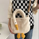 Plush Goose Crossbody Bag