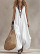 Scoop Neck Sleeveless Maxi Dress