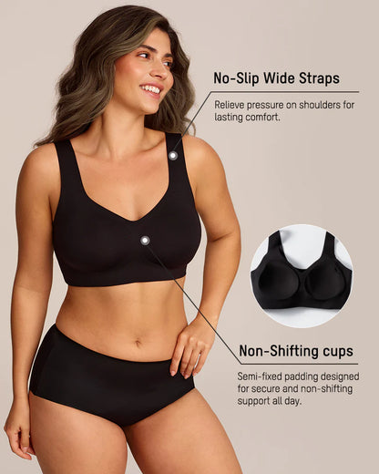 Lifting Wireless Antibacterial Jelly Bra