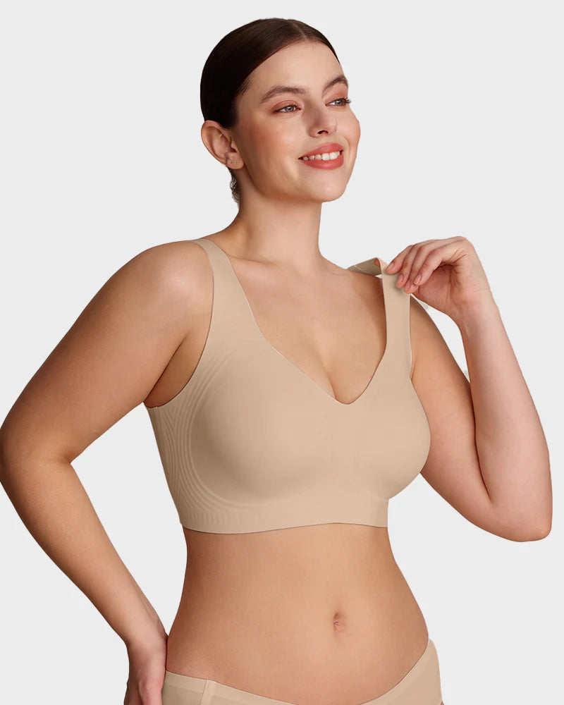 Lifting Wireless Antibacterial Jelly Bra