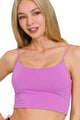 Double Layered Spaghetti Bra Cami