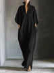 3/4 Sleeve Maxi Dress with Pockets