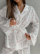 Heart Print Long Sleeve and Pants Lounge Set